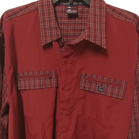 Vintage 90s bugle boy button down - Picture 2 of 5